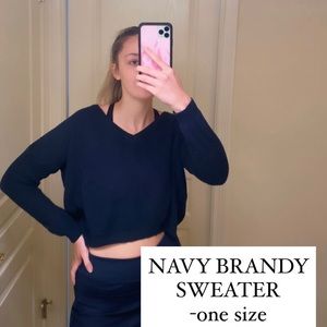 Navy Brandy Melville Sweater